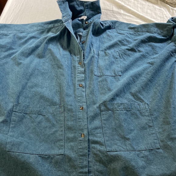 Athena Newton Denim Smock Top - Picture 15 of 17